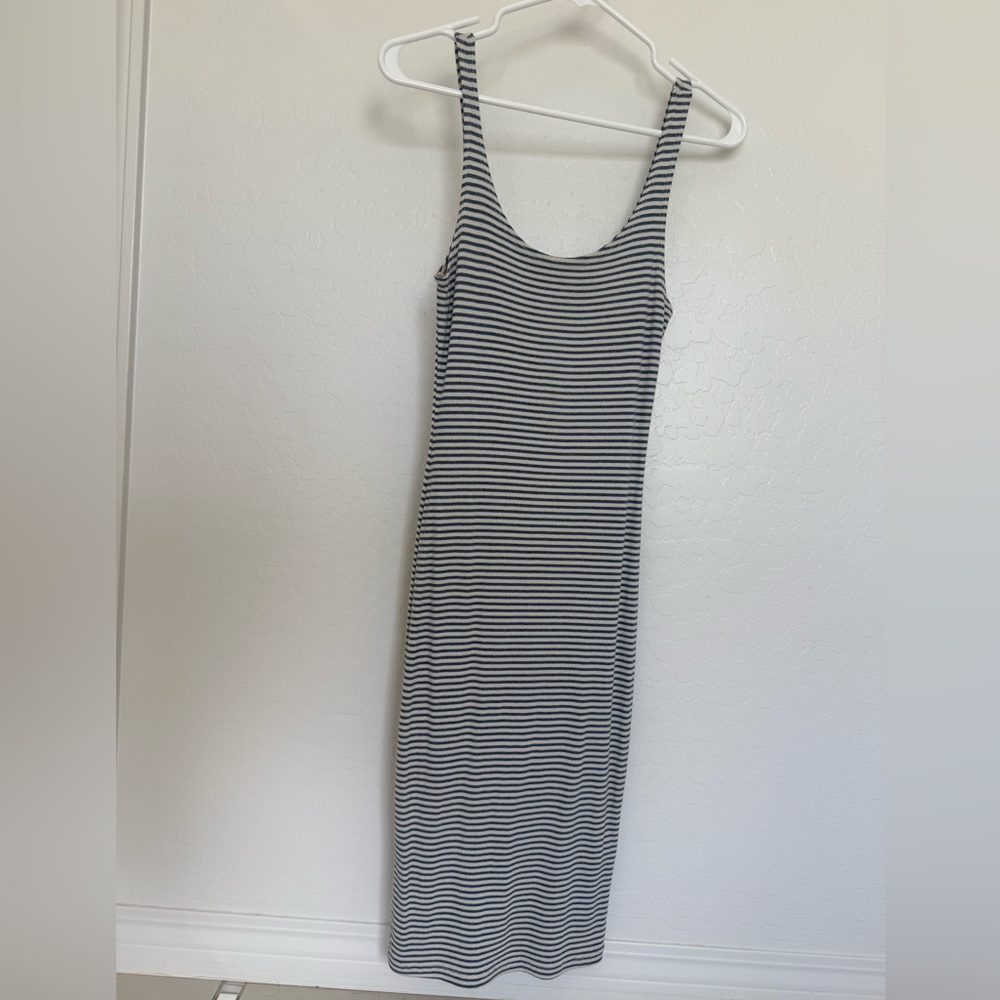 Striped Tank Midi Dress